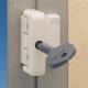 8K106 Metal Window Lock - White - Pack of 2 with 1 Key
