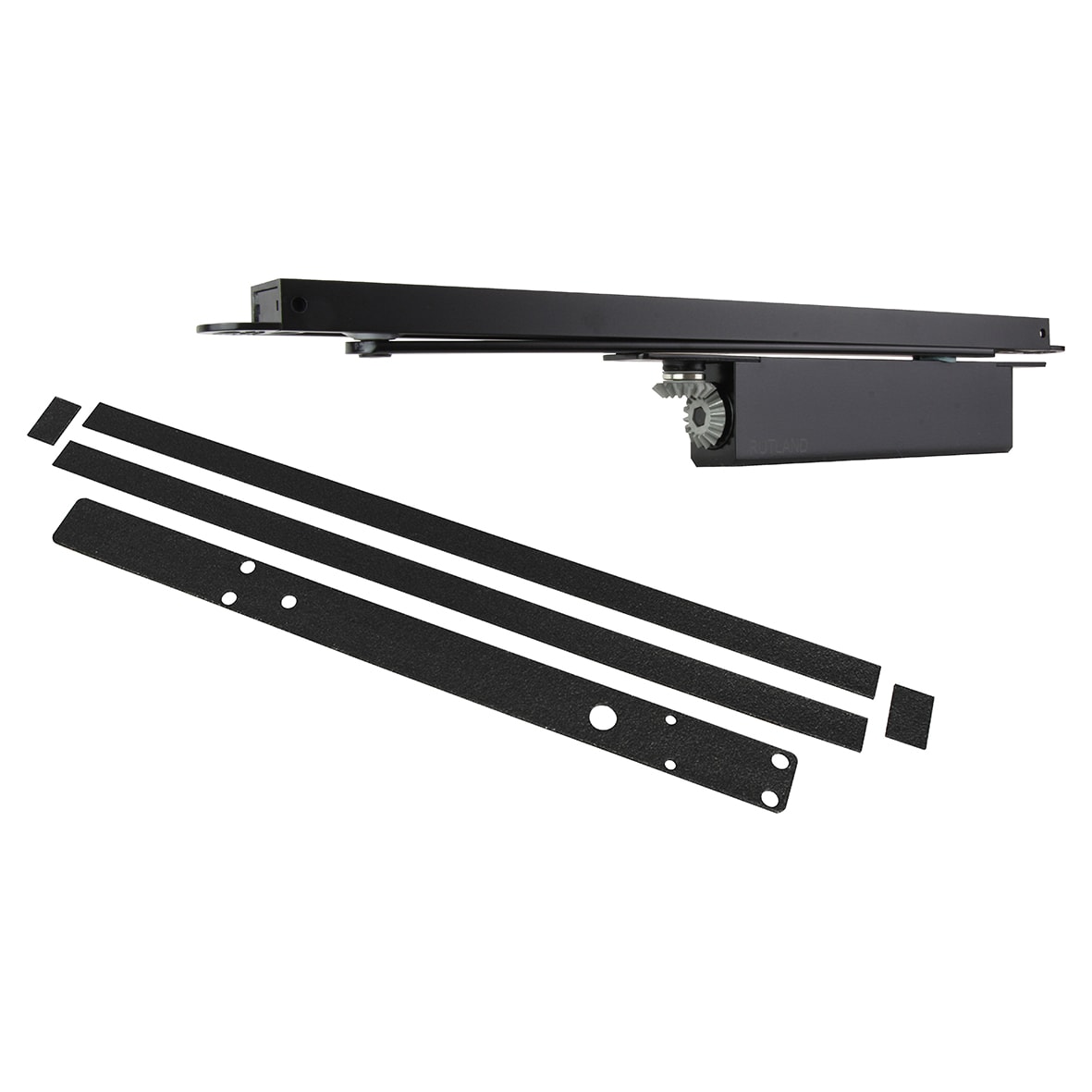 ITS.11204 Concealed Overhead Fire Door Closer with Intumescent - Power Size 2-4 - Black
