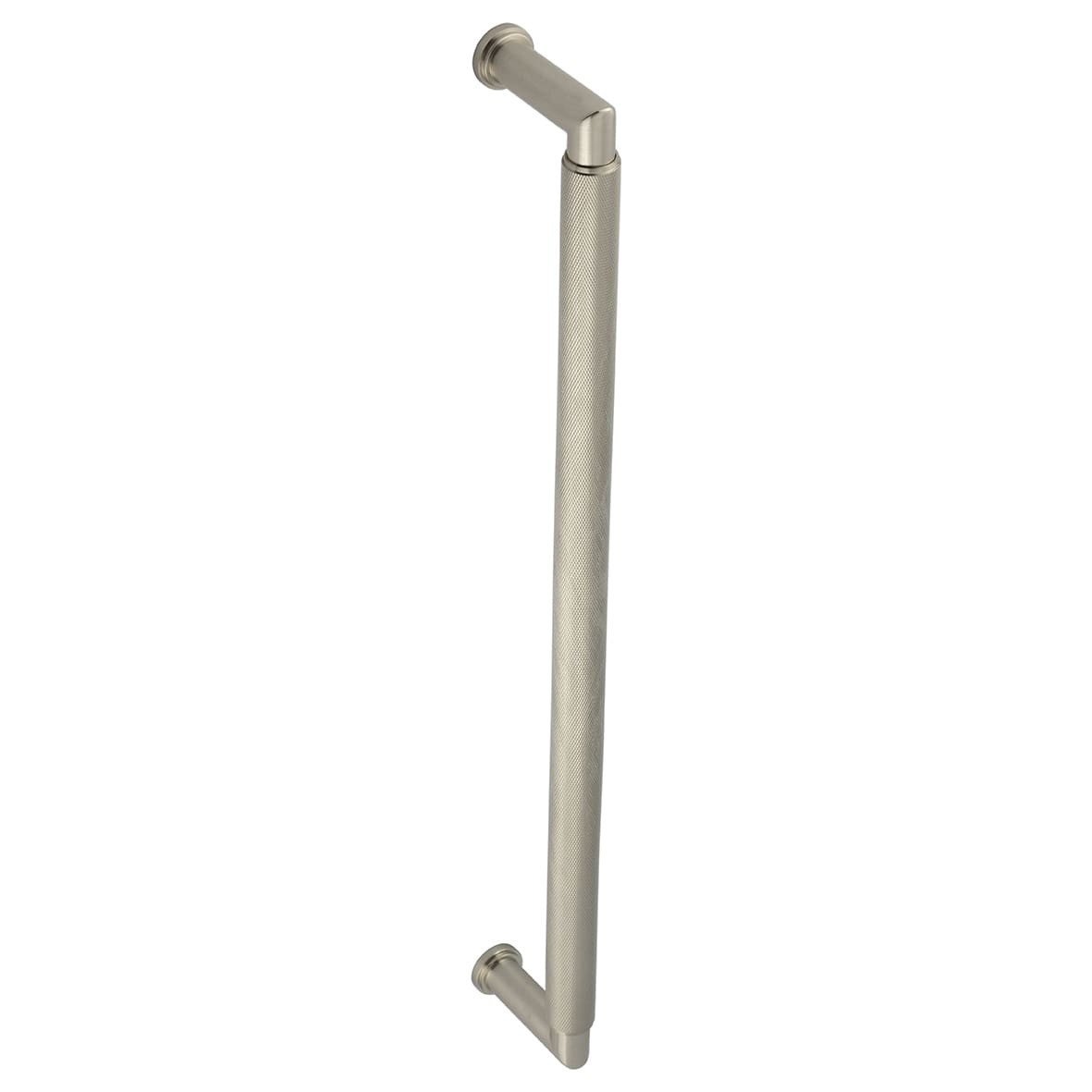 Satin Nickel 20mm D-Bar Door Pull Handle - Screw Fix - 425mm c/c