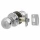 Polished Chrome Bala Hotel Passage Mortice Door Knobset - 65mm Rose Diameter