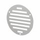 Circular Slotted Vent -102 x 102mm - 1125mm² Free Air Flow - Polished Stainless Steel