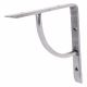 Plain Shelf Bracket - 152 x 152mm - Pewter