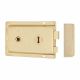Flanged Rim Sashlock - 155 x 105mm - Brass