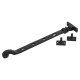 Tudor Casement Window Stay - 10"/250mm Length - Antique Black Iron