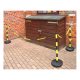 Post & Base - Yellow/Black - Pack of 2