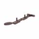 Reeded Casement Window Stay - 8"/200mm Length - Soft Antique Bronze