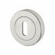 Escutcheon - 52mm Diameter - Keyhole - Polished Chrome