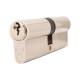 5 Pin 90mm Euro Double Cylinder - 45 + 45mm - Polished Nickel - Keyed to Differ