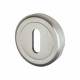 Marcus Escutcheon - 48mm Diameter - Keyhole - Satin Chrome