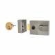 89 Double Locking Nightlatch - 60mm Backset - Grey Case/Polished Brass Cylinder