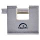 Armoured Steel Shutter Lock - 60mm Body - 22 x 12mm Shackle - Keyed Alike - Chrome