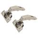 CLIP Top Soft Close Blind Corner Cabinet Hinge - 95° - Inset - Zinc Plated - Pair