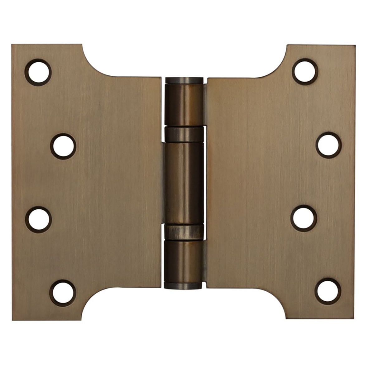 Parliament Hinge - 102 x 127 x 3mm - Antique Brass - Pair