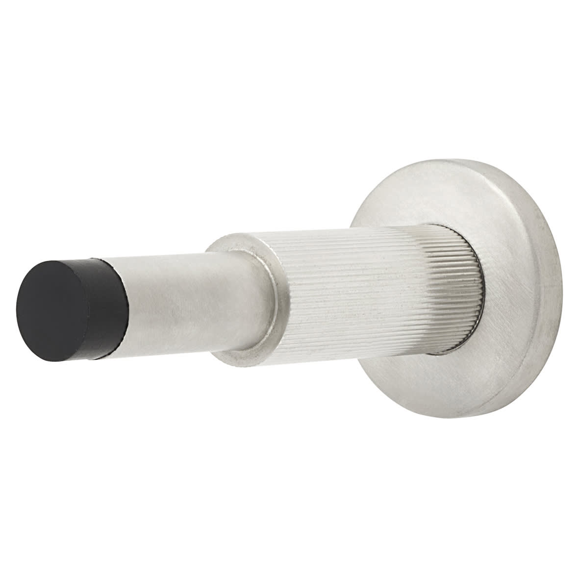 Lines Projection Door Stop - 100mm Projection - Satin Stainless Steel