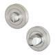 Bathroom Turn & Release - 52mm Diameter - Satin Chrome