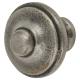 Button Round Cabinet Knob - 35mm Diameter - Pewter Effect
