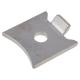 Standard Raised Bookcase Clip - Polished Nickel Plated - Pack of 10