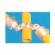 Combination Connector with Through Centre Tube - Key Clamp System - Double Swivel - Galvanised