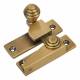 Marcus Straight Quadrant Arm Sash Window Fastener - 69 x 20mm - Antique Brass
