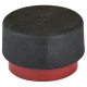 Nylon Floor/Wall Mounted Door Stop - 32 x 20mm - Rouge Red