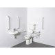 Low Level Doc M Pack - Exposed Fixings - White