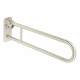 Hinged Support Grab Rail - 800 x 200mm - Satin Stainless Steel