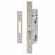 Heavy Duty Euro Deadlock - 90mm Case - 60mm Backset - Square - Satin Stainless Steel