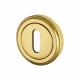 Marcus Escutcheon - 48mm Diameter - Keyhole - Polished Brass