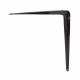 London Pattern Shelf Bracket - 300 x 250mm - Black