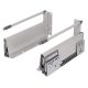 Innobox Soft Close Drawer Pack - Includes 1 x Pair of Rods - (H) 140mm x (D) 350mm - Grey