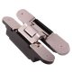 Tectus 3D Concealed Door Hinge - 155 x 21mm - Polished Nickel - Pair
