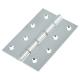 Double Phosphor Bronze Washered Butt Door Hinge - 100 x 67 x 2.2mm - Satin Chrome - Pair