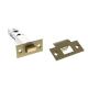 Tubular Latch - 63mm Case - 45mm Backset - Square - Satin Brass