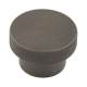 Wenlock Knurled Round Cabinet Knob - 40mm Diameter - Dark Bronze