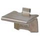 Heavy Duty Raised Bookcase Clip - Satin Chrome Plated - Pack of 10