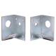 Fence Panel Arris Rail Support Bracket - 90 x 60mm - Galvanised
