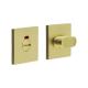 Square Turn & Release with Indicator - 54 x 54mm - Satin Brass