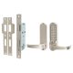 Push Button Code Lock and Euro Lock with Key Override - Code Free - Stainless Steel