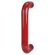 Rouge Red Nylon D-Bar Door Pull Handle - Bolt Fix - 220mm c/c