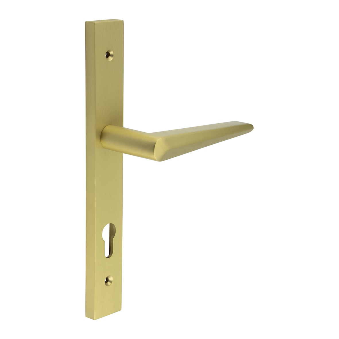 Satin Brass uPVC Multipoint Door Handles - 92mm c/c - CR-107 Range