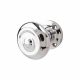 Marcus Polished Chrome Mortice Door Knob - 57mm Rose Diameter - Aylesbury Range