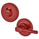 Nylon Disabled Bathroom Turn & Release - 52mm Diameter - Rouge Red