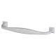 Crofts & Assinder Corbusier 14mm D-Bar Cabinet Pull Handle - 128mm Centres - Polished Chrome