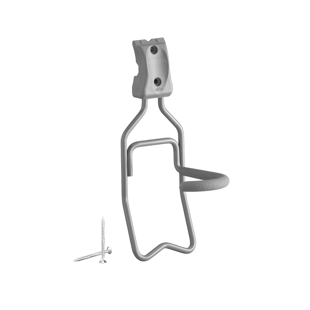 Garage Storage Top Track System - Vertical Bike Hook for Storage Track - Grey