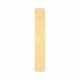 Solid Brass Plain Finger Plate - 450 x 75 x 1.5mm - Polished