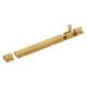 Polished Brass Straight Barrel Bolt - 150 x 25mm