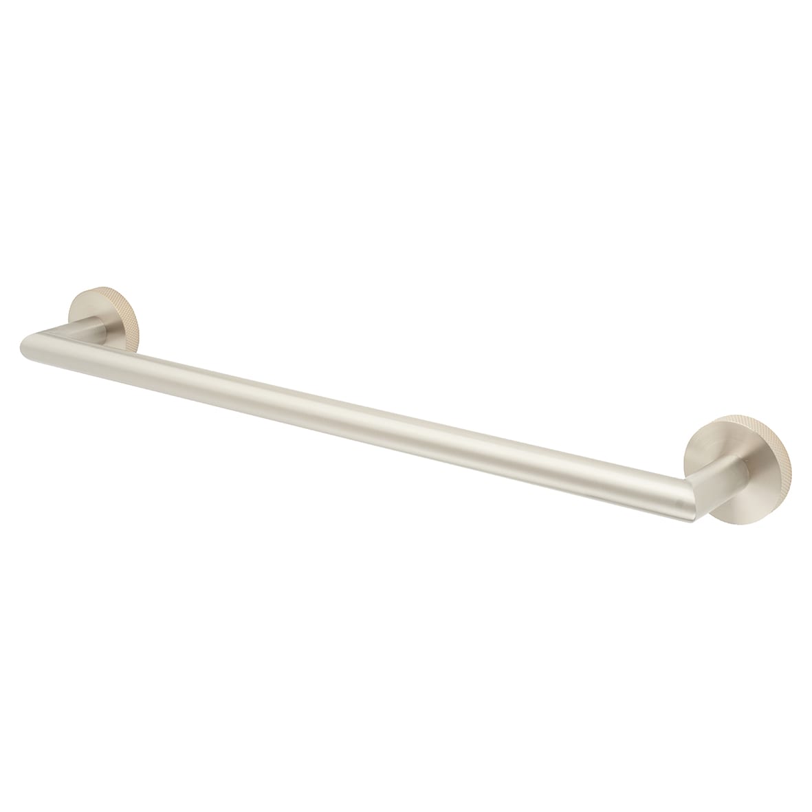 Knurled Towel Rail - 500 x 70 x 57mm - Satin Stainless Steel