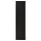 AR624A Nylon Self-Adhesive Plain Finger Plate - 305 x 75mm - Ebony Black