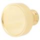 Marcus Florence Round Cabinet Knob - 32mm Diameter - Polished Brass