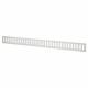 Plain Slotted Vent - 600 x 51mm - 6650mm² Free Air Flow - Satin Aluminium